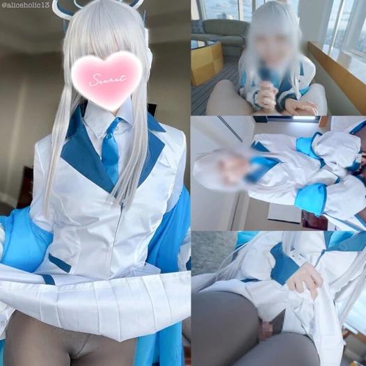 Blue Archive noa cosplaying tatlı sadist, beyni eriyen edepsiz konuşma azdırıyor
