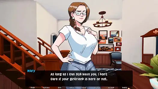 Kötülüğün şafağı: üvey anne üvey oğlunun büyük yarağına binerken edepsizce konuşuyor bölüm 36