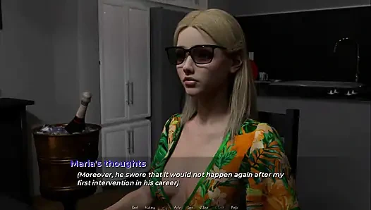 Aşağı taşınma: kocası karısı için akşam yemeği hazırlıyor ep.29