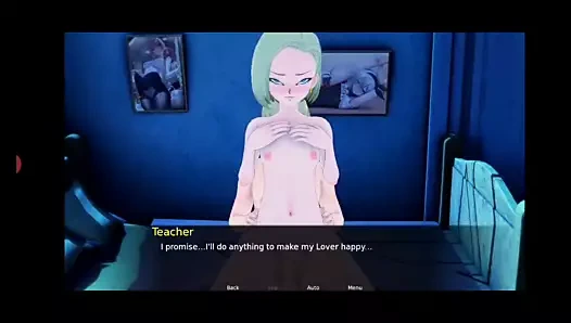 Bütün gece kahrolası dragon ball kız android 18