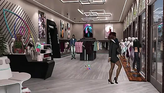 Sapık yapımcı 6: cliair'in soyunma odası dildoya binme orgazmı