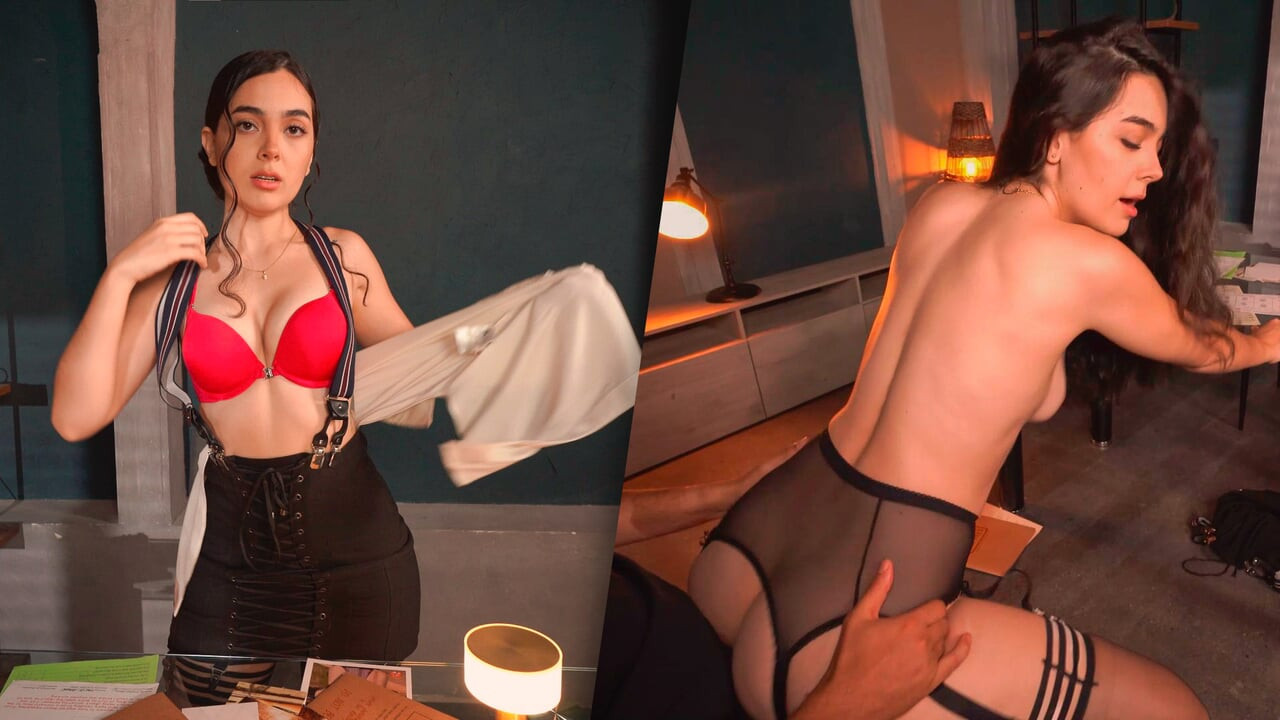 A very sexy detective knows how to get her suspects to talk- Judith Cox
