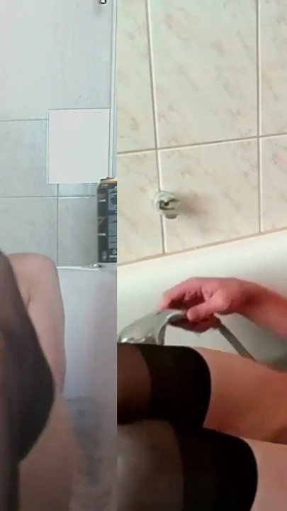 Küvet bölüm 2'de kullanılan Bdsm kölesi - lanet deliğe su pompalayın ve fışkırtmasına izin verin! | Klip 1