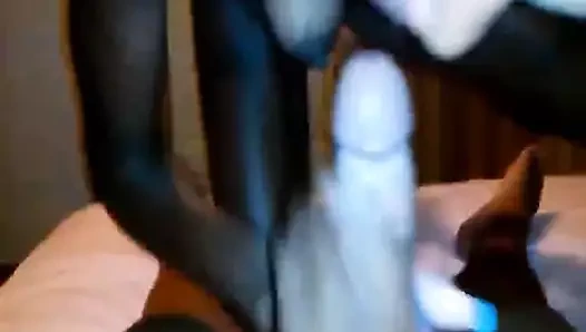 Süper sıcak abanoz oral seks