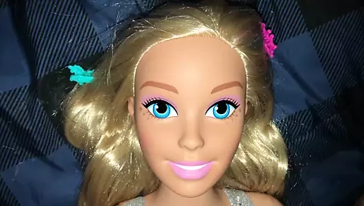 Cum üzerinde barbie styling kafa 3