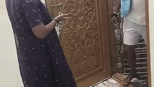 Süt adam, hizmetçi ve sahibi