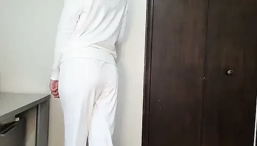 Dildo iç çamaşırı oyunu yakın çekim