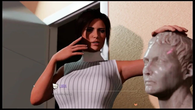 Croft Adventures Oyunu Hentai Parodi Bölüm 7 Büyük Siyah Penis Göğüs Işi ve Kütüphaneci ile Üçlü!