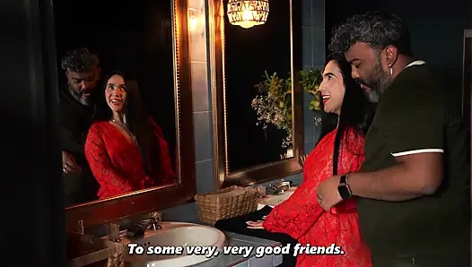 Big-Ass MILF Ends Up Getting Fucked by Her Cuckold Husband's Friends - She Loves to Share!