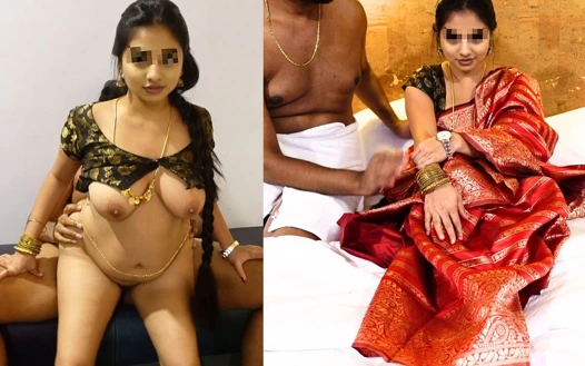 Güzel Hintli yenge Hintli ilk gece seksi