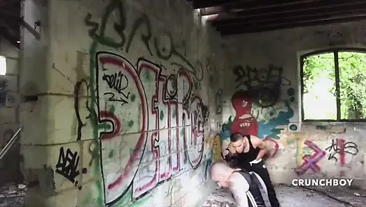 Jess used raw by bad boy John Strap