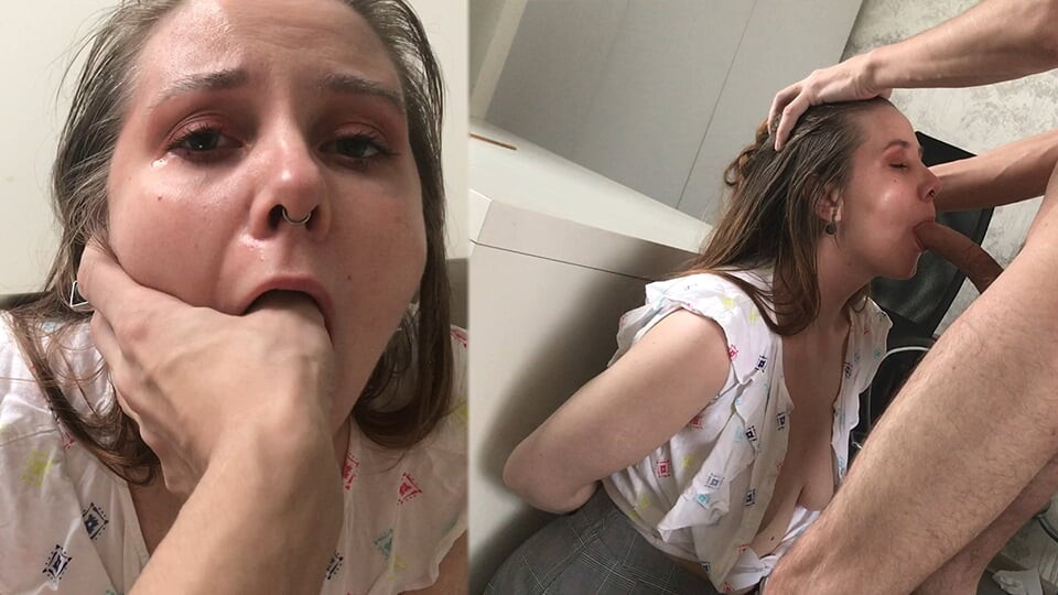The step sister got excited by her hot fantasies and wanted to suck her step brother's dick - Lovessie