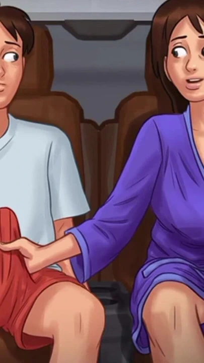 Orta yaşlı seksi kadın komşunun yarağını sıvazlıyor | Klip 1