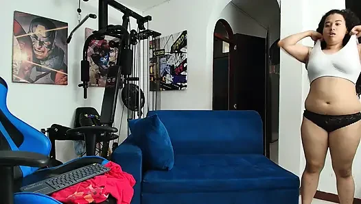 sister-in-law at home gets something intense