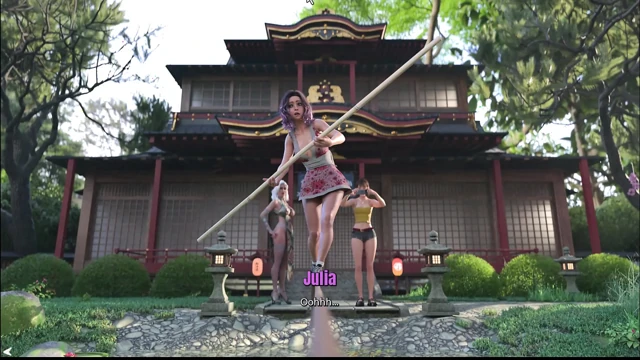 Julia Japonya'da 3 Himiko Julia'yı eğitmeyi kabul etti