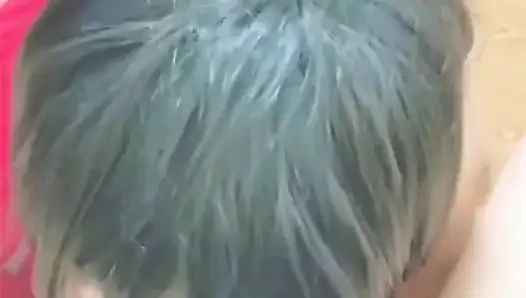 Üvey anne üvey oğluna büyük götünü verdi, anal