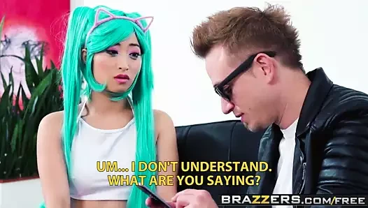 Brazzers - brazzers exxtra - ay oynadığı otaku orgazm sahnesi