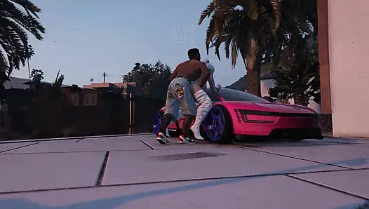GTA 5 FRANKLIN CAPTAIN CRAZY DICK GIVING IT ALL OVER THE SAINTS GTA V
