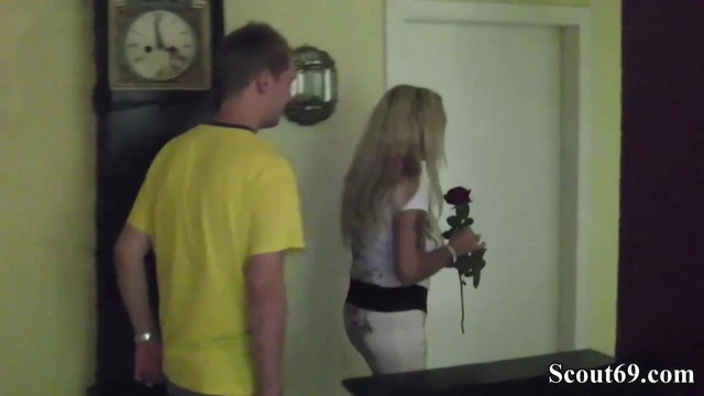 German Milf Teach Young Step-Son to Fuck and Lost Virgin