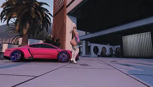 GTA 5 FRANKLIN CAPTAIN CRAZY DICK GIVING IT ALL OVER THE SAINTS GTA V