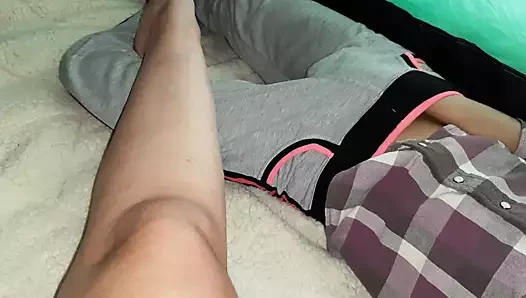 Many female orgasms in a tent - Lesbian-candys