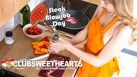 Şimdiye kadarki en iyi biftek ve oral seks günü! ClubSweethearts tarafından