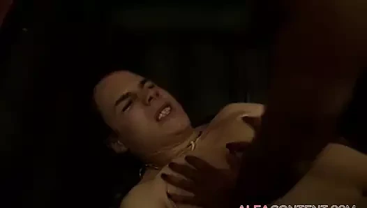 Iyi kahrolası ile bir siyah sıcak kız