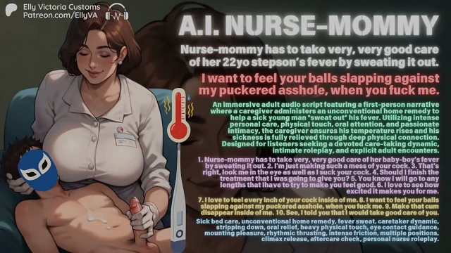 Ai üvey anne hemşire kadın egemenliği sesli altyazı asmr: Terleyerek küçük oğlumun ateşiyle iyi ilgilenmem gerekiyor