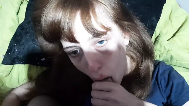 Тинка сосет хуй сводного брата