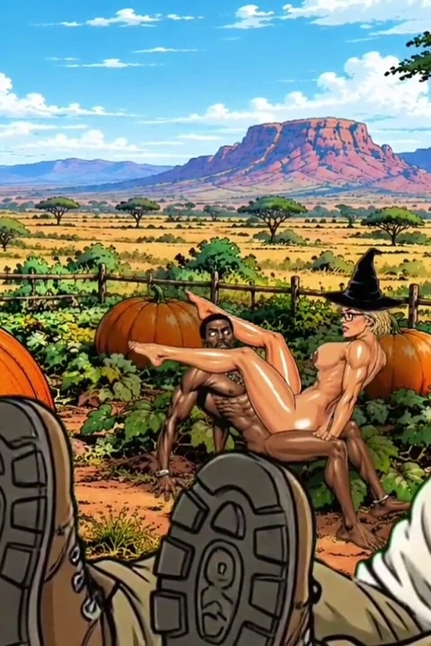 Afrika'da kabak seks: beyaz Amerikalı evli kadın büyük Afrikalı yarağa biniyor