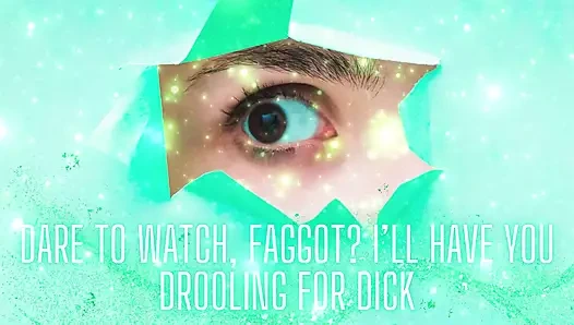 Sürtük - köle şovuma mastürbasyon yapıyor