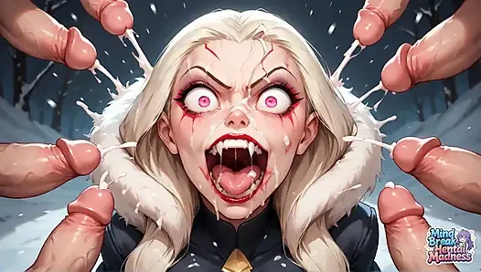 Karla kaplı fışkırtarak boşalma patlaması