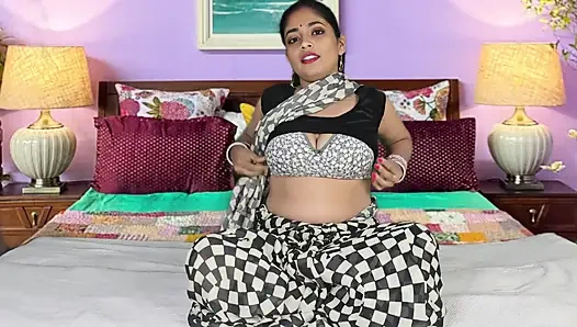 Yeni evli yenge beatifull sari sikişiyor yeni tarz viral video Hintçe ses