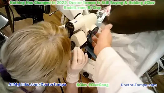 Doktor tampa ol ve yeni öğrenciler için gerekli olan aşağılayıcı gyno sınavı sırasında hemşire stacy shepard ile rina Arem'i incele!