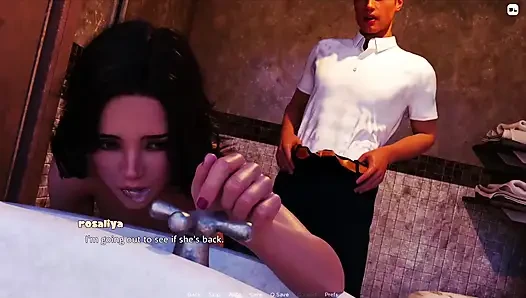 Parlak lord bölüm 12 üvey kız kardeş emily motel banyosunda sakso çekiyor