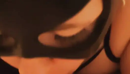 BBW Milf xMaskedMomWifex Blowjob Up To