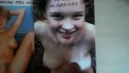 baskılı pic christine genç üzerinde Cum