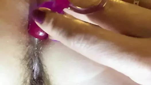 FILTH?! The kinkiest way to piss? Bent over, fucking my ass with anal beads, & a balloon between my legs for some ultimate ASMR