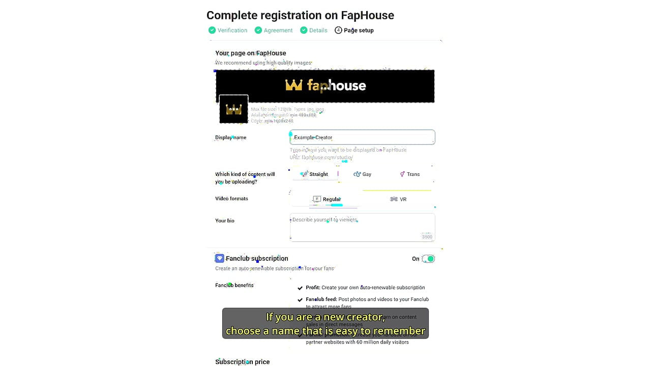 Faphouse açıklandı: Profilinizi ayarlamaya yardımcı olacak adım adım kılavuz