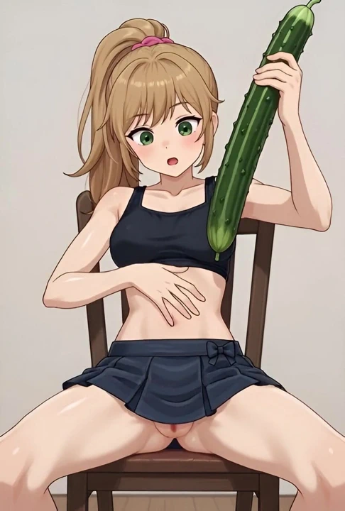 Hentai! Sebzelerle oynamayı seviyorum! 😈