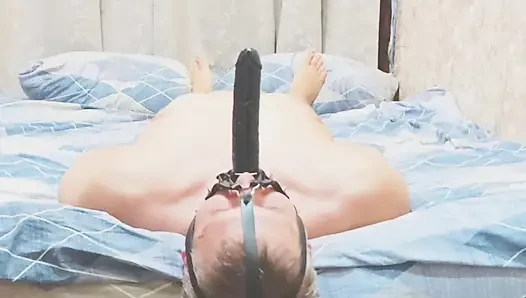 Molly Joy Bounces on Her Rubber Friend)