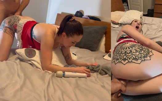 Noel özel! Noel Baba'ya götümü veriyorum 8 inçlik büyük yarak