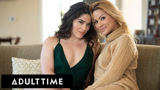 ADULT TIME - Victoria Voxxx şehvetli amcık yalama seansı için Sırp hatun Cherry Kiss ile buluşuyor