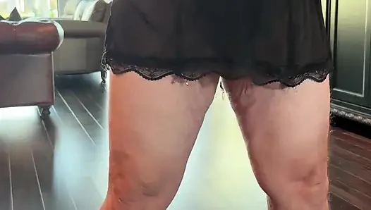 My Little Black Skirt and Thong