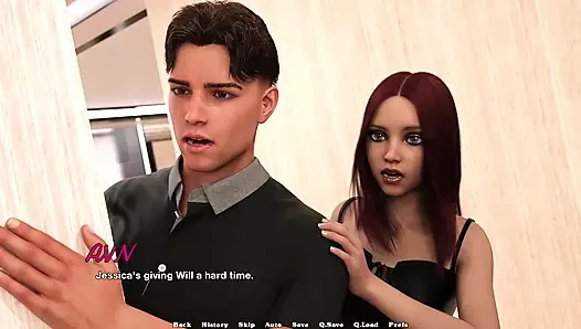Law School 21 - Lily sucks me dry in the elevator and we almost got caught