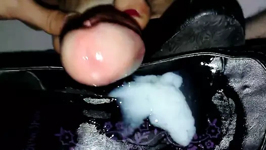 balerine ayakkabı üzerinde Cum