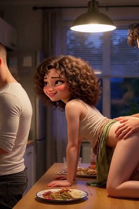Aldatılan erkek arkadaşımın yaptığı yemeği beklerken, sevgilimle seks yapıyorum (yapay zeka)