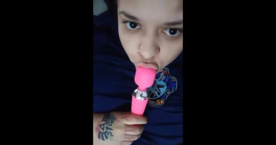 Hitachi oyuncağımla klitoris orgazm