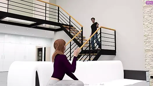 My Stepbrother's Wife #18 Jennifer and I accidentally kissed each other's lips