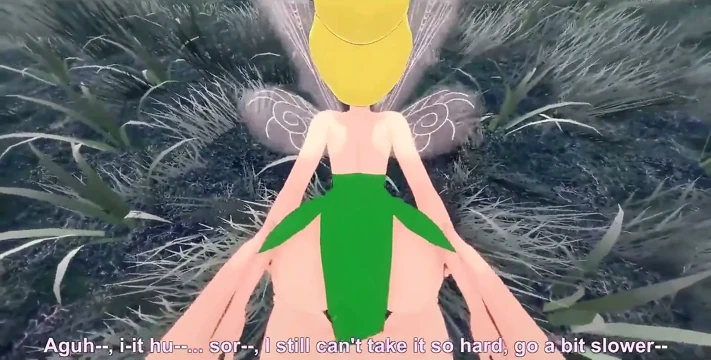 Tinker Bell başka bir peri izlerken seks yapıyor | Peter Pank | Ptrn Fantasyking3'te tam film